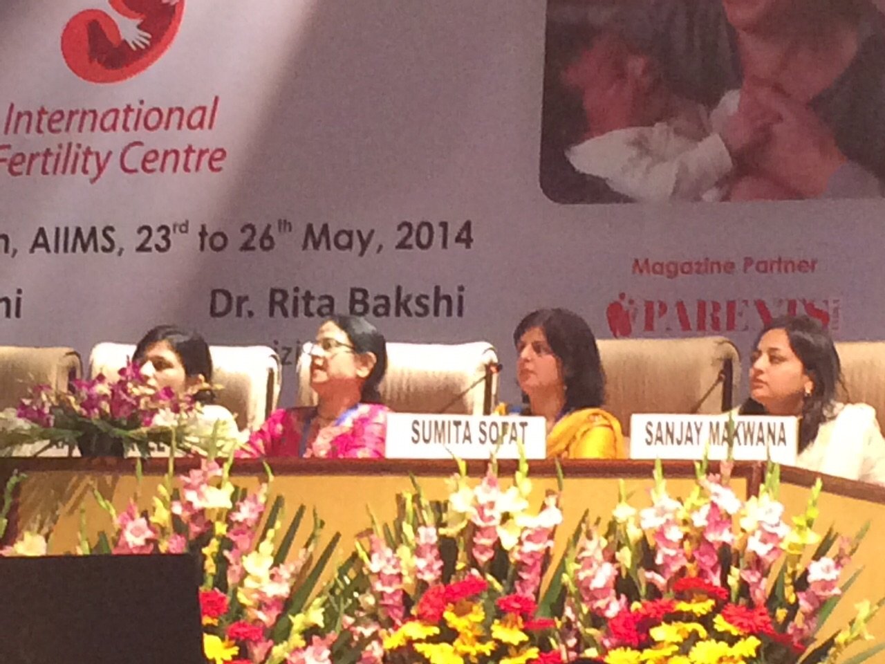 Conference in AIIMS in 2014