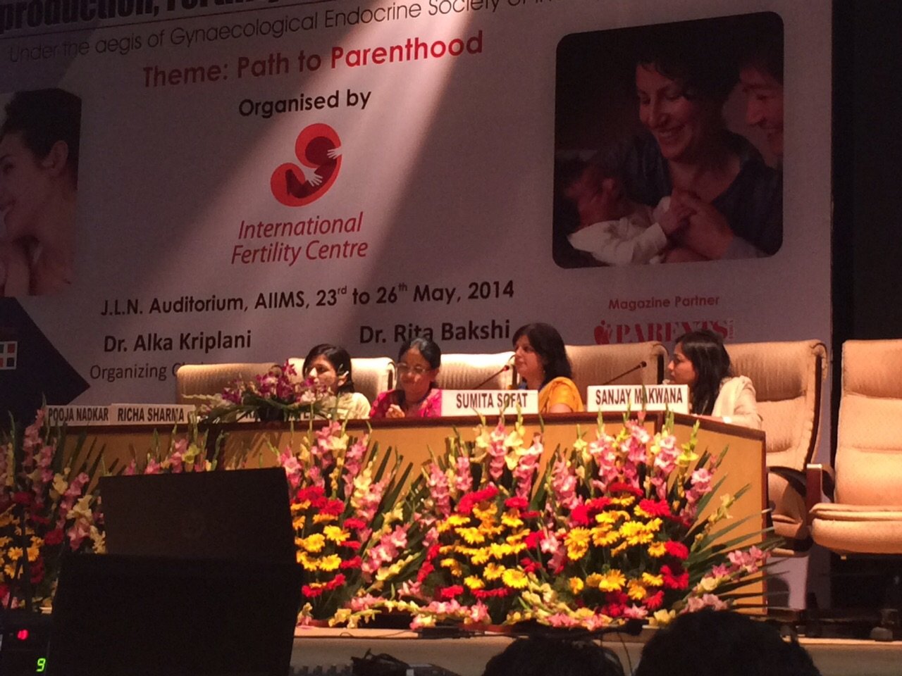 Conference in AIIMS in 2014