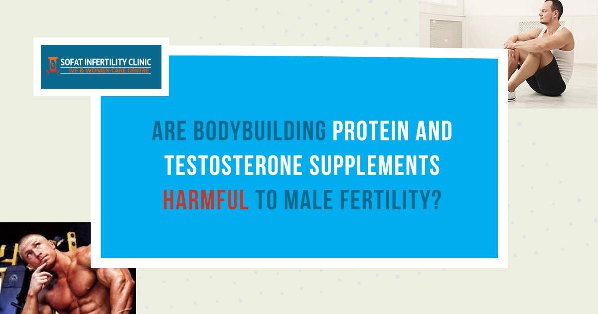Are bodybuilding protein and testosterone supplements are harmful to male fertility?