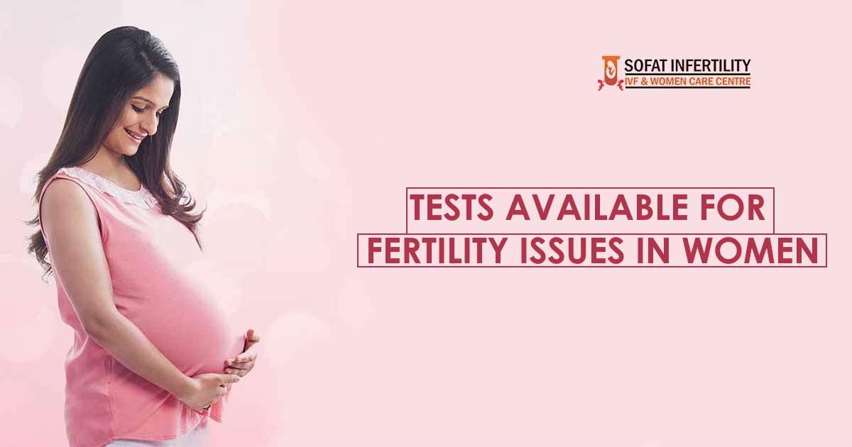 What are the tests and treatments available for women with egg production problems?