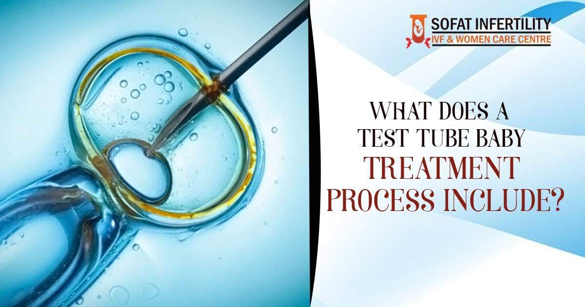 What does a Test Tube Baby Treatment Process include?